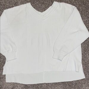 Aerie Soft Knit Top in White